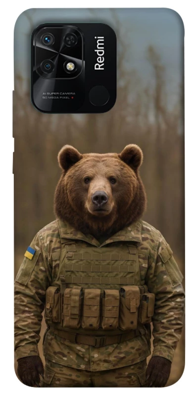 Чохол на Xiaomi Redmi 10C Ведмідь захисник фото 1 з 1