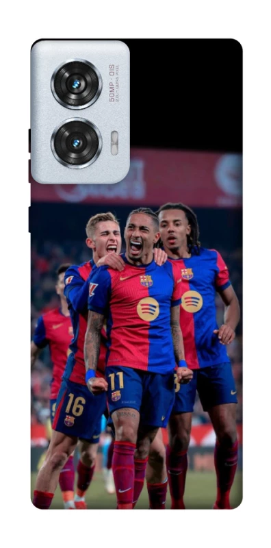 Чехол на Motorola Edge 50 Fusion FC Barcelona team фото 1 из 1