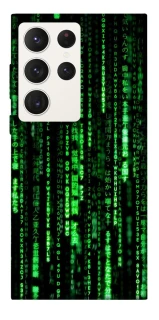 Чехол на Samsung Galaxy S23 Ultra Matrix Code фото 1 Чехол на Samsung Galaxy S23 Ultra Matrix Code фото 1 из 1