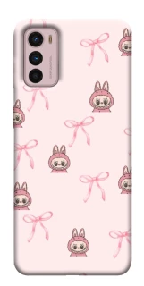 Чохол на Motorola Moto G42 Pink bows and Labubus фото 1 з 1