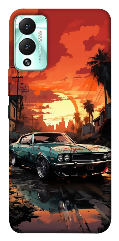Чохол на Infinix Hot 12 Play Car at sunset фото 1 з 1