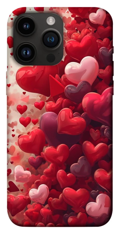 Чохол на Apple iPhone 14 Pro Max (6.7") Many hearts фото 1 з 1