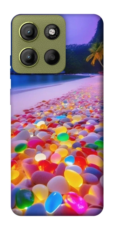 Чохол на Motorola Moto G15 4G Каміння світиться на березі фото 1 з 1