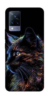 Чехол на Vivo V21 Черный кот фото 1 из 1