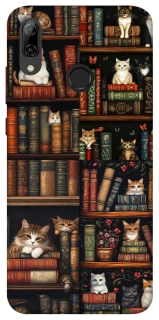 Чохол на Huawei P Smart (2019) Cats & Books фото 1 з 1