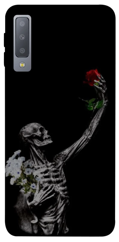 Чехол на Samsung A750 Galaxy A7 (2018) Skeleton vs Rose фото 1 из 1