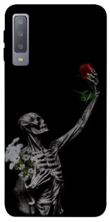 Чехол на Samsung A750 Galaxy A7 (2018) Skeleton vs Rose фото 1 из 1