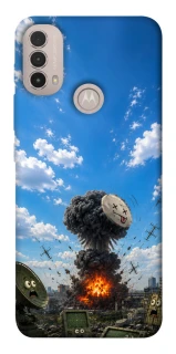 Чохол на Motorola Moto E40 Moscow never sleeps ver.6 фото 1 з 1