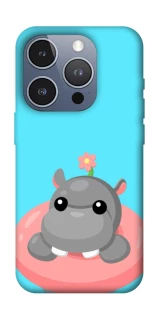 Чехол на Apple iPhone 16 Pro Adopt Me Hippo Floatie фото 1 из 1