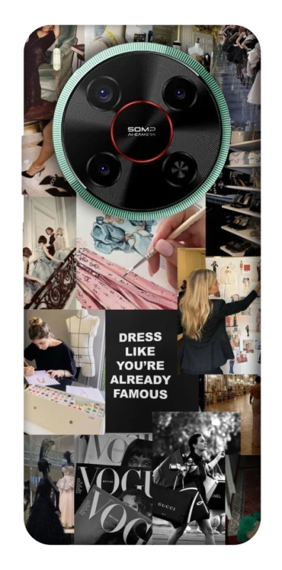 Чохол на ZTE Nubia V70 Max Fashion collage ver.11 фото 1 з 1