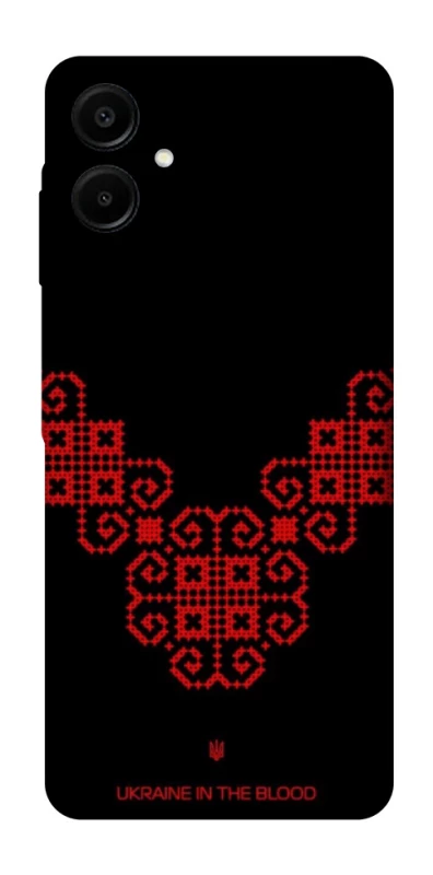 Чохол на Samsung Galaxy A07 Чорно-червона вишиванка фото 1 з 1