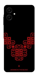 Чохол на Samsung Galaxy A07 Чорно-червона вишиванка фото 1 з 1