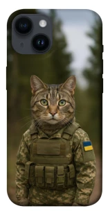 Чехол на Apple iPhone 14 (6.1") Кот защитник фото 1 из 1