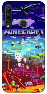 Чехол на Huawei Y6p Minecraft world фото 1 из 1