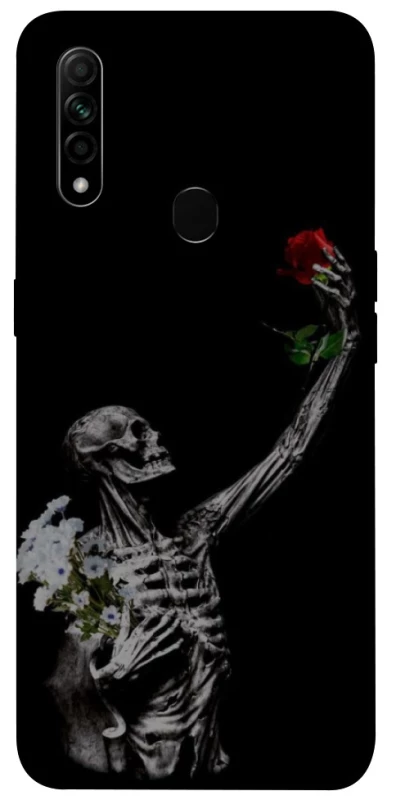 Чохол на Oppo A31 Skeleton vs Rose фото 1 з 1