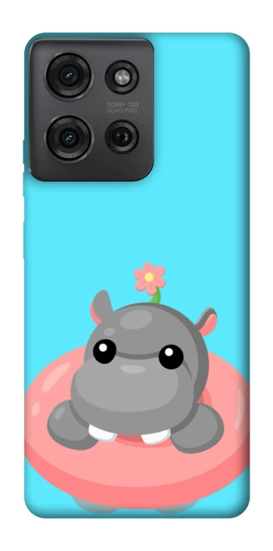 Чохол на Motorola Moto G75 Adopt Me Hippo Floatie фото 1 з 1