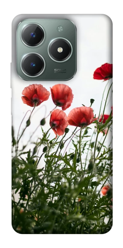 Чехол на Realme C61 Поле маков фото 1 из 1