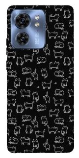 Чохол на Motorola Edge 40 Black Cats фото 1 Чохол на Motorola Edge 40 Black Cats фото 1 з 1