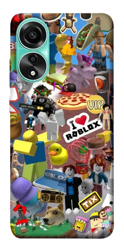 Чохол на Oppo A78 4G Roblox collage ver.5 фото 1 з 1