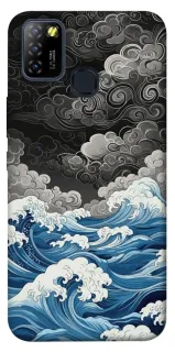 Чохол на Infinix Hot 10 Lite Japan wave фото 1 з 1