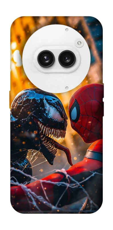 Чехол на Nothing Phone (2a) Venom vs Spiderman фото 1 из 1