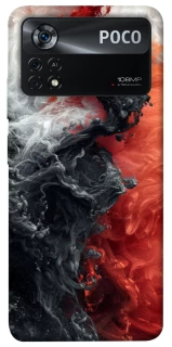 Чохол на Xiaomi Poco X4 Pro 5G Black and Red фото 1 з 1