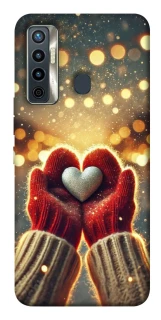Чехол на TECNO Camon 17 Heart in hand фото 1 из 1