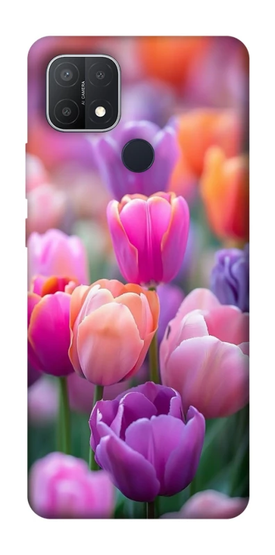 Чехол на Oppo A15s / A15 Поле тюльпанов фото 1 из 1