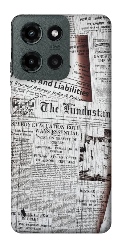 Чехол на Motorola Moto G Power (2025) Газеты фото 1 из 1