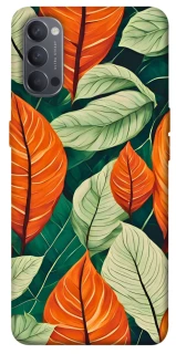 Чохол на Oppo Reno 4 Leaves фото 1 з 1