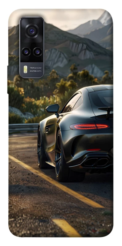 Чехол на Vivo Y31 Car in the mountains фото 1 из 1