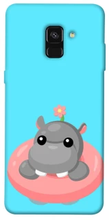 Чехол на Samsung A530 Galaxy A8 (2018) Adopt Me Hippo Floatie фото 1 из 1