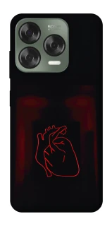 Чехол на ZTE Nubia V70 Design Красное сердце фото 1 из 1