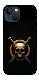 Чохол на Apple iPhone 13 mini (5.4") Golden Skull фото 1 з 1