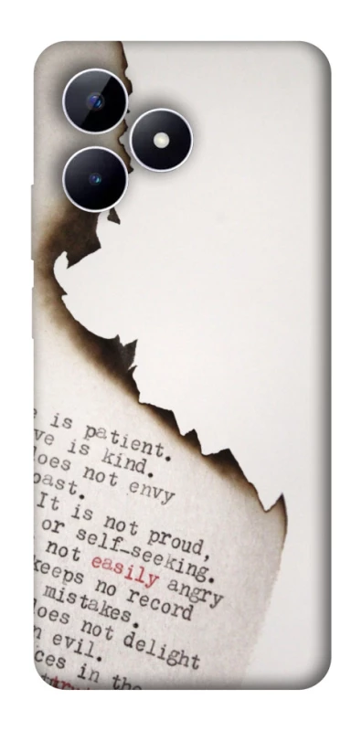 Чехол на Realme Note 50 5G Стихи фото 1 из 1