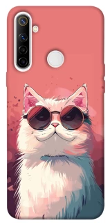 Чохол на Realme 6i Сat with glasses фото 1 з 1