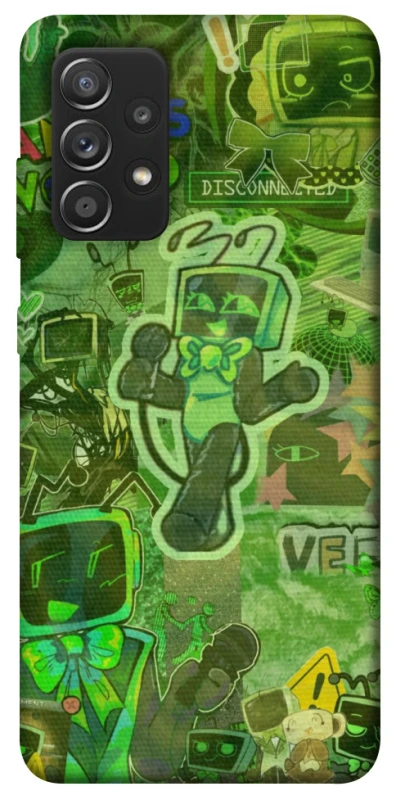Чохол на Samsung Galaxy A52 4G / A52 5G Dandysworld tv green theme фото 1 з 1