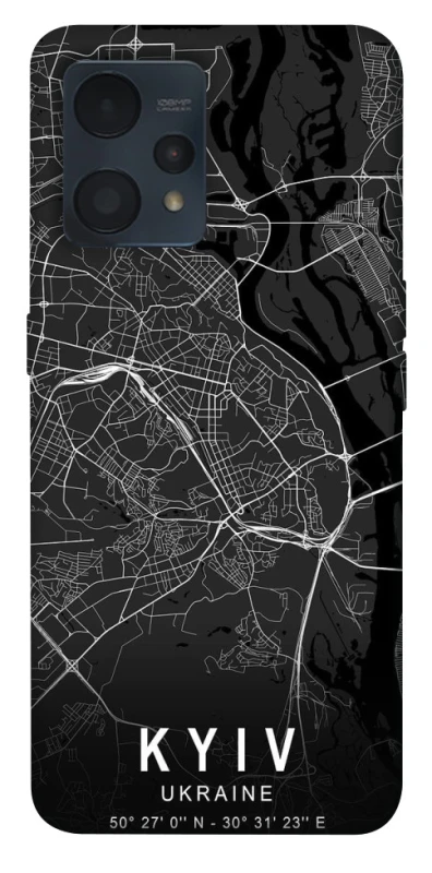 Чехол на Realme 9 4G / 9 Pro+ Kyiv map фото 1 из 1