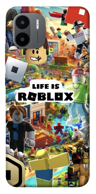 Чохол на Xiaomi Redmi A1+ / Poco C50 / A2+ Life is Roblox фото 1 з 1