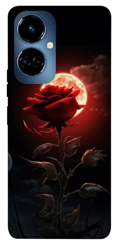 Чехол на TECNO Camon 19 Pro Красная роза фото 1 из 1