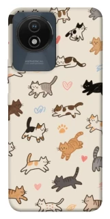 Чехол на Vivo Y02 Cat style ver.2 фото 1 из 1