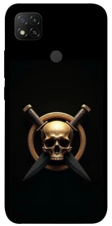 Чохол на Xiaomi Redmi 9C Golden Skull фото 1 з 1