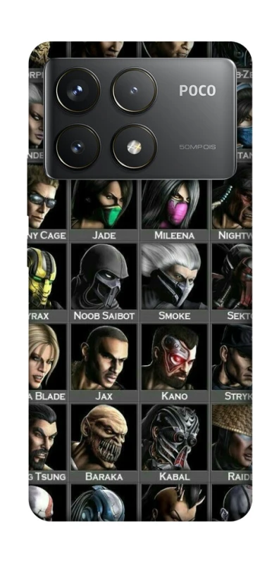 Чехол на Xiaomi Poco F6 Pro Mortal Kombat фото 1 из 1