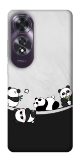 Чехол на Oppo A60 Four pandas фото 1 из 1