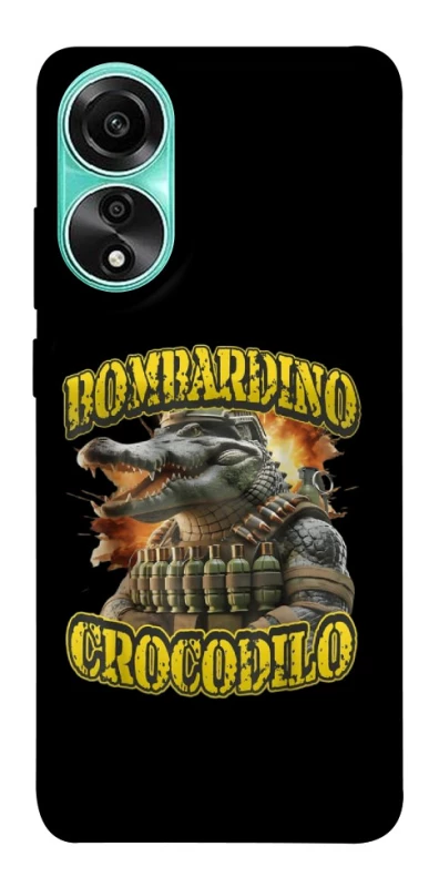 Чехол на Oppo A78 4G Bombardino Crocodilo фото 1 из 1