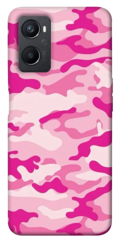 Чехол на Oppo A96 camouflage pink фото 1 из 1