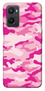 Чехол на Oppo A96 camouflage pink фото 1 из 1