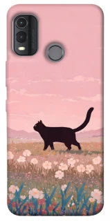 Чехол на Nokia G11 Plus cat on a field фото 1 из 1