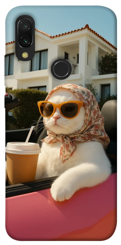Чохол на Xiaomi Redmi 7 Stylish Cat Cruise фото 1 з 1
