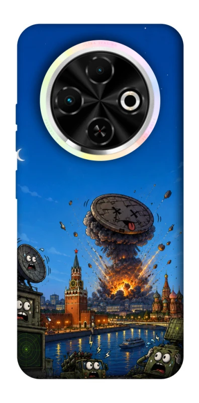 Чохол на TECNO Spark 30C Moscow never sleeps ver.8 фото 1 з 1